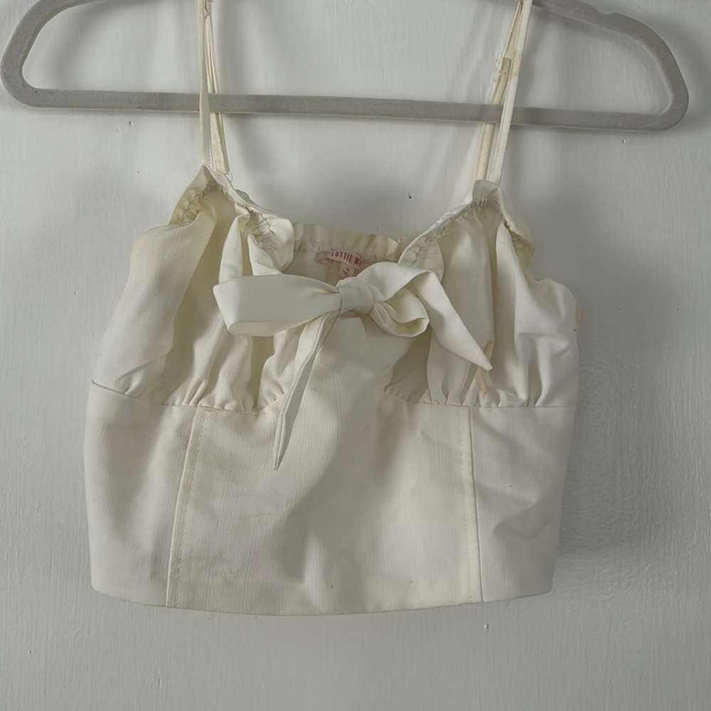 Ivory crop top